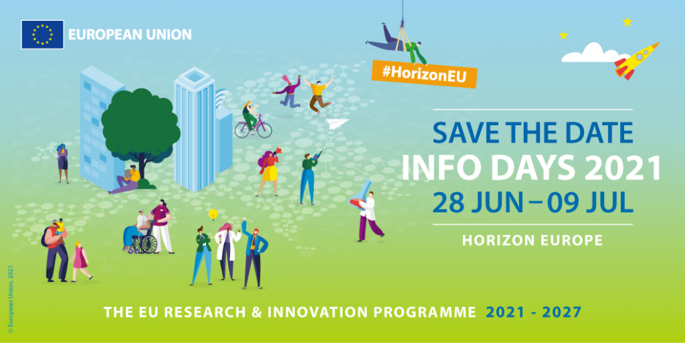 Los Info days  de Horizonte Europa  del 28 de junio al 9 